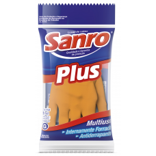 Luva Latex Sanro Plus