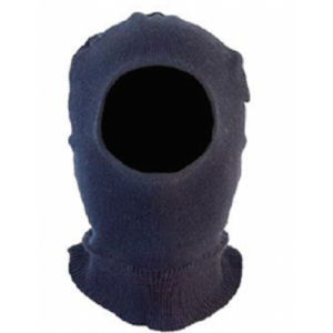 Capuz Tipo balaclava lã acrílica e suedine