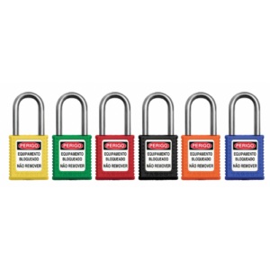 Cadeado Plástico - Haste Metálica