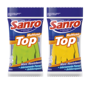 Luva Látex Sanro Top