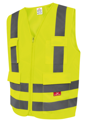 Colete Refletivo 4 Bolsos Verde Steelflex